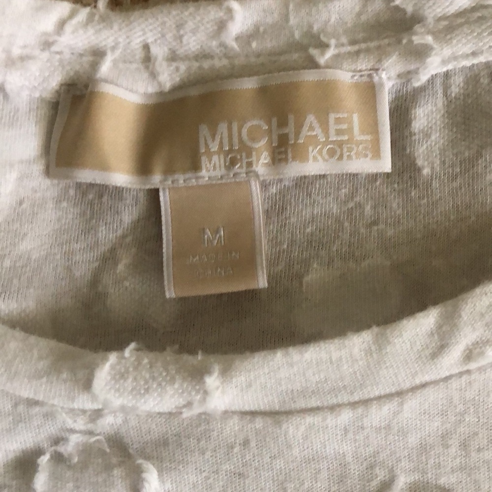 Michael Kors Sleeveless Ruffle Top- Medium - Picture 2 of 5